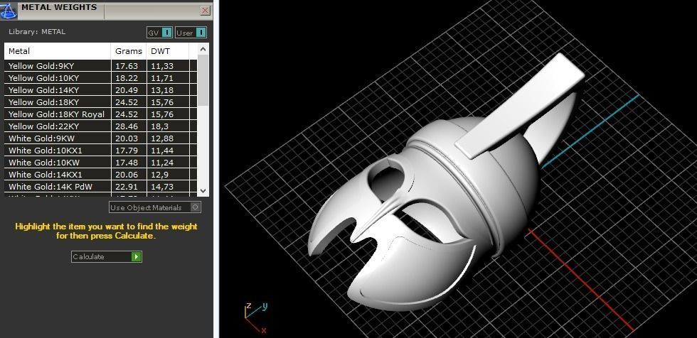 Pendant mask N01401 3D print model_8