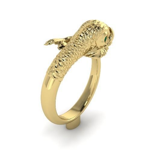 Ring Fish N01387 3D print model_3