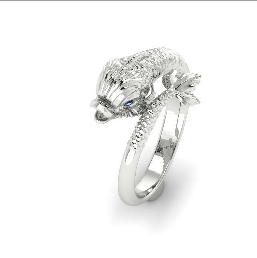 Ring Fish N01387 3D print model_1