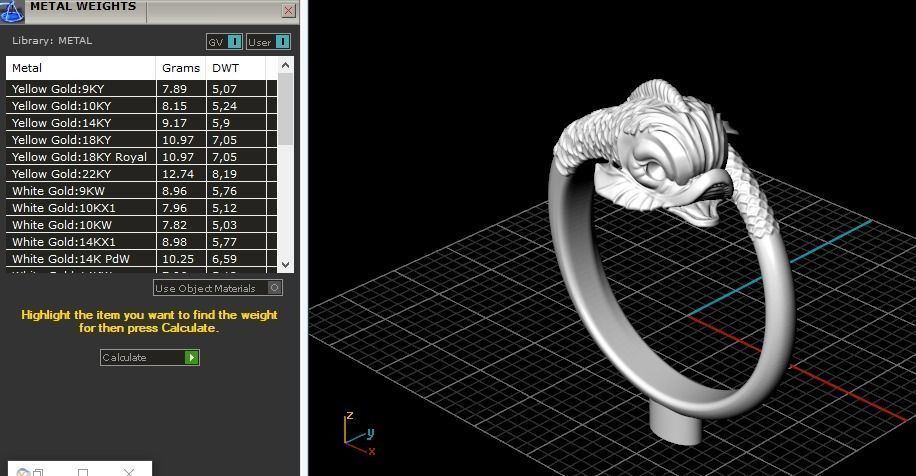 Ring Fish N01387 3D print model_9