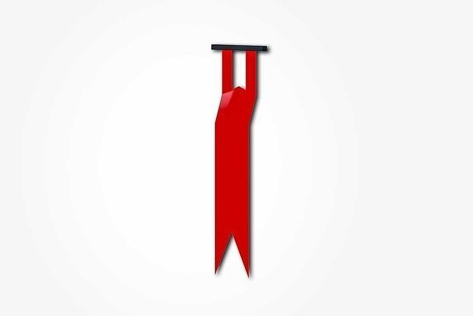 Sign Flag Free 3D model
