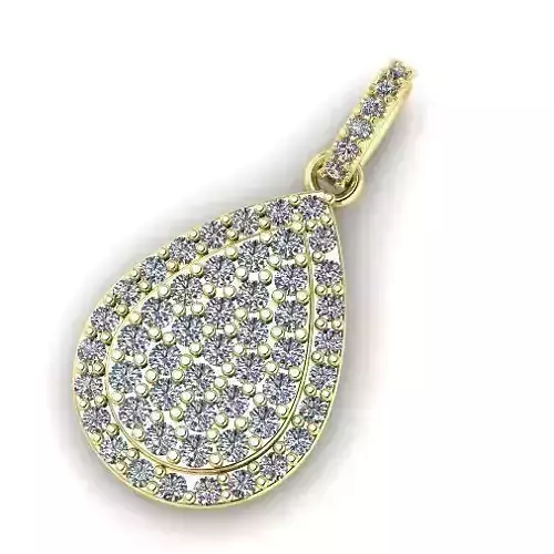 Pendant in the shape of a drop N01376