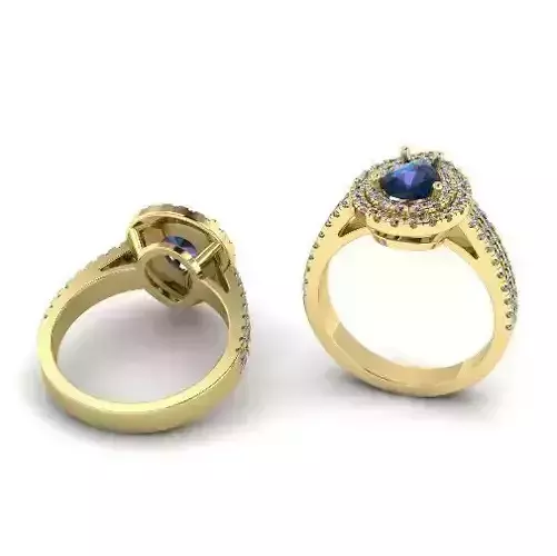 Ring with stones N01367