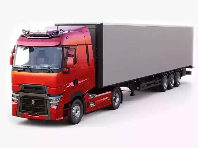 Renault Trucks T High with trailer