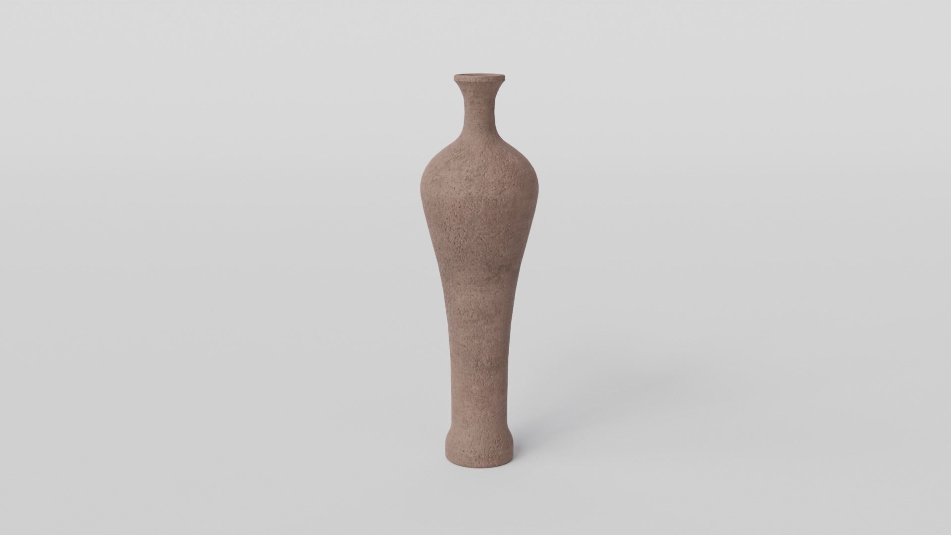 LowPoly Antique Vase Set 4K GameReady Asset Low-poly 3D model_4