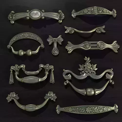 Handles Vol 05 Low-poly 3D model