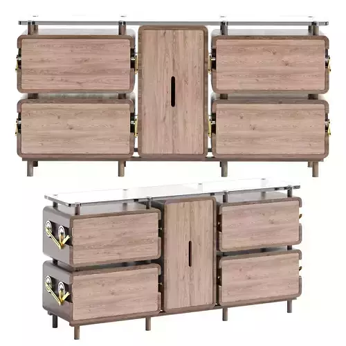 Minimalist Wooden Buffet