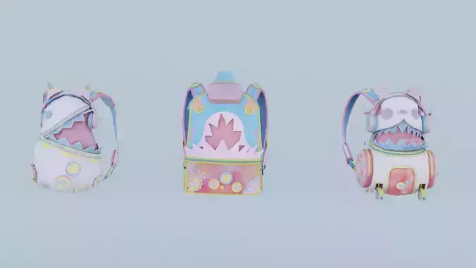 Bag 3x Cutie Shark Backpack