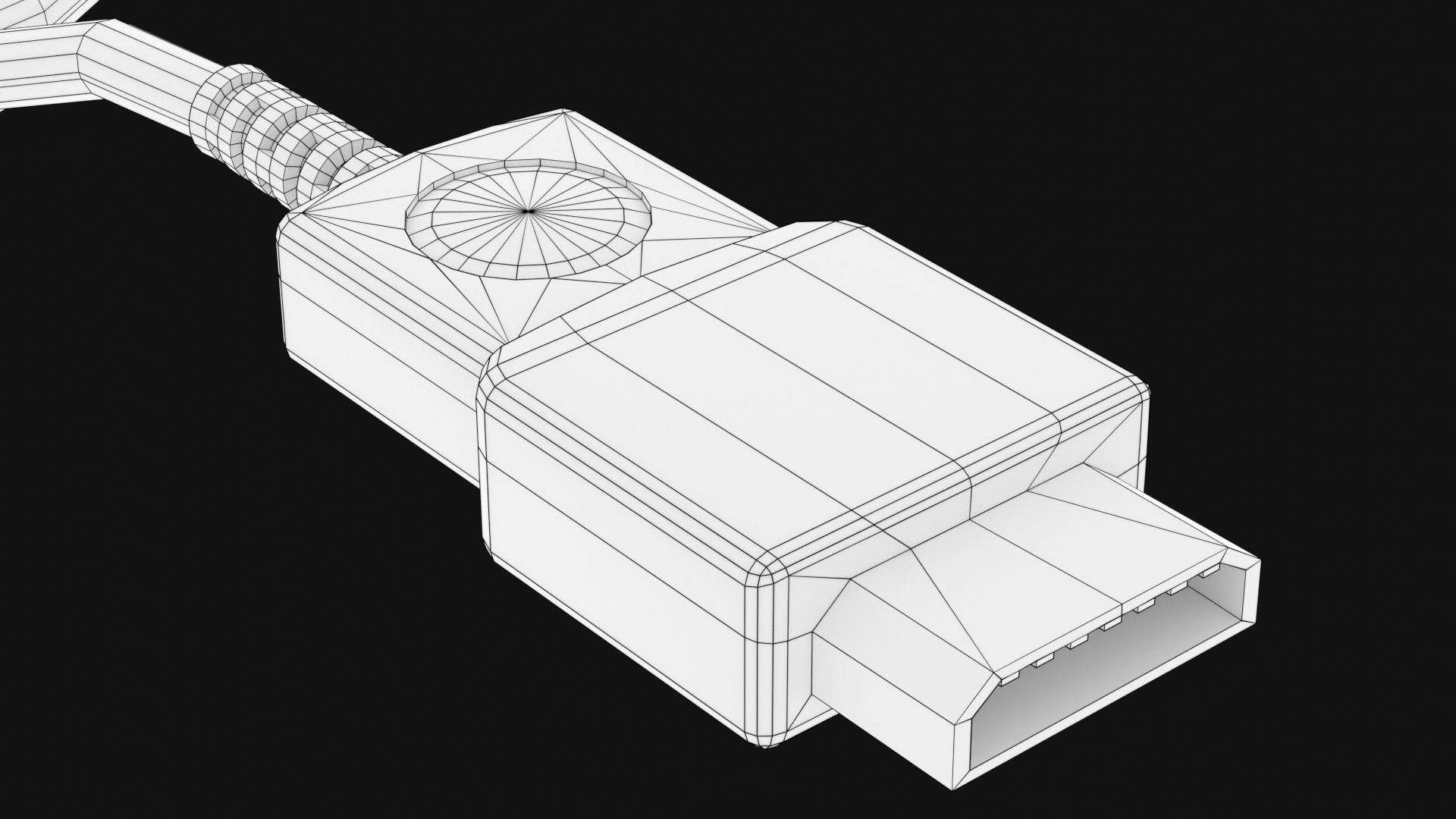Sega Saturn Low-poly 3D model_30