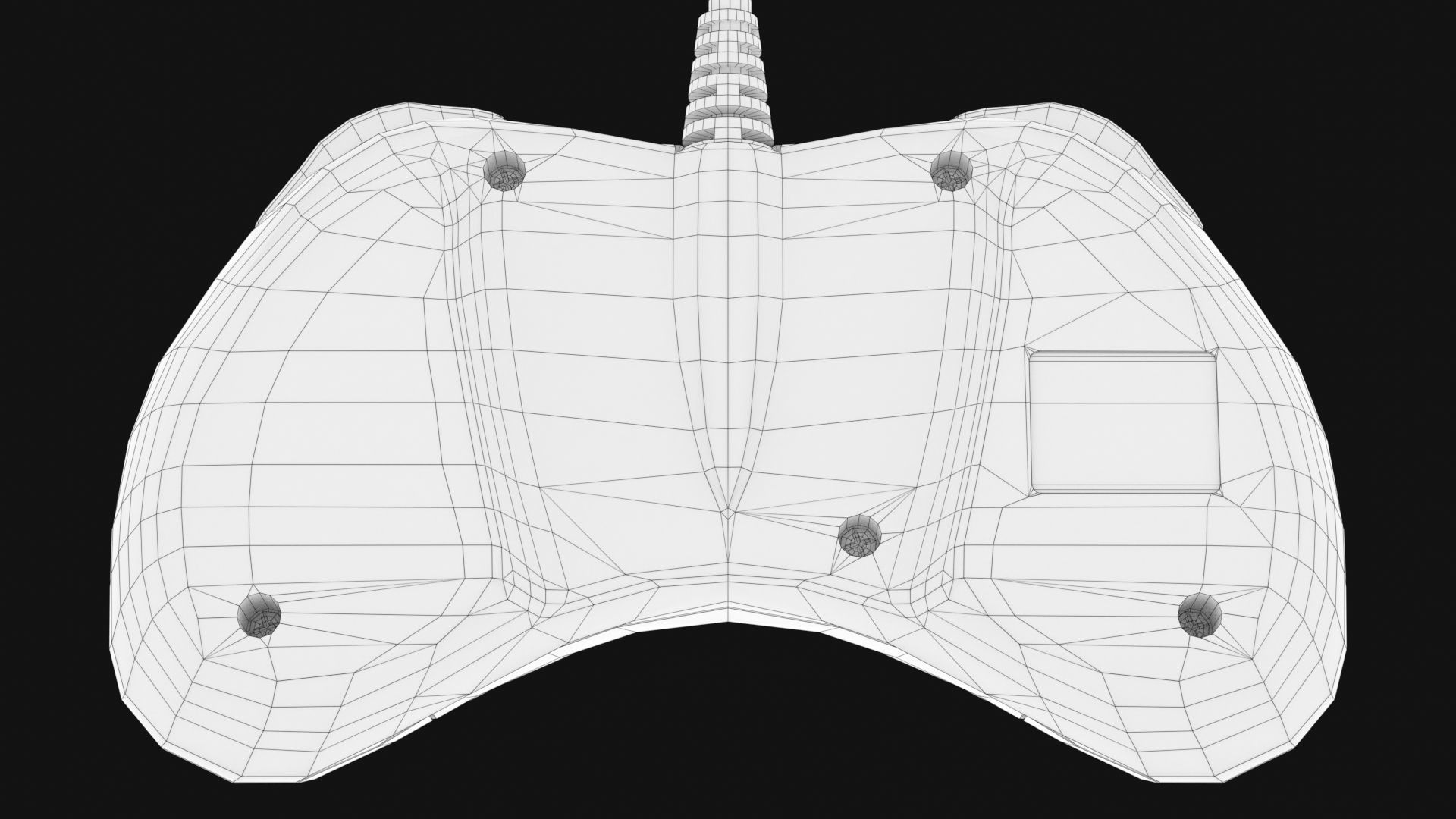 Sega Saturn Low-poly 3D model_29