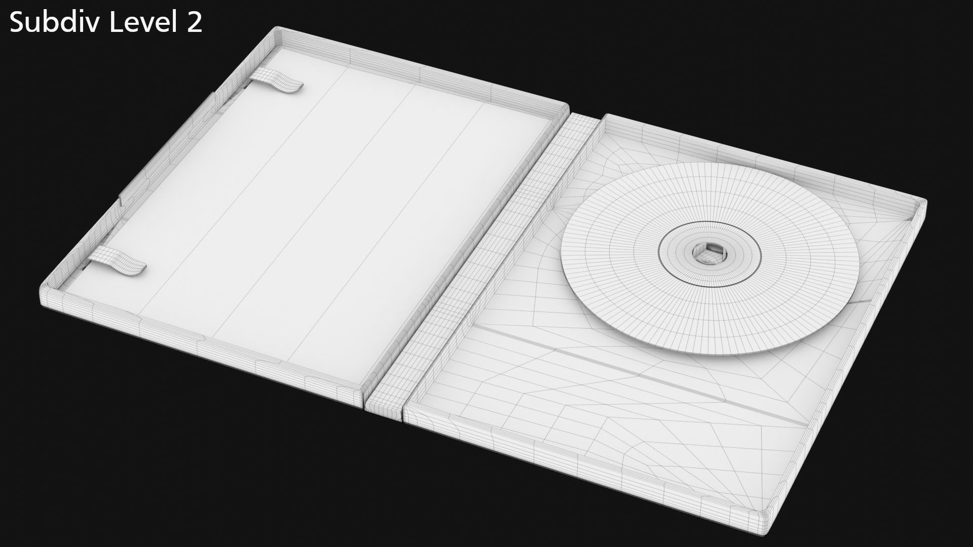Sega Saturn Low-poly 3D model_43