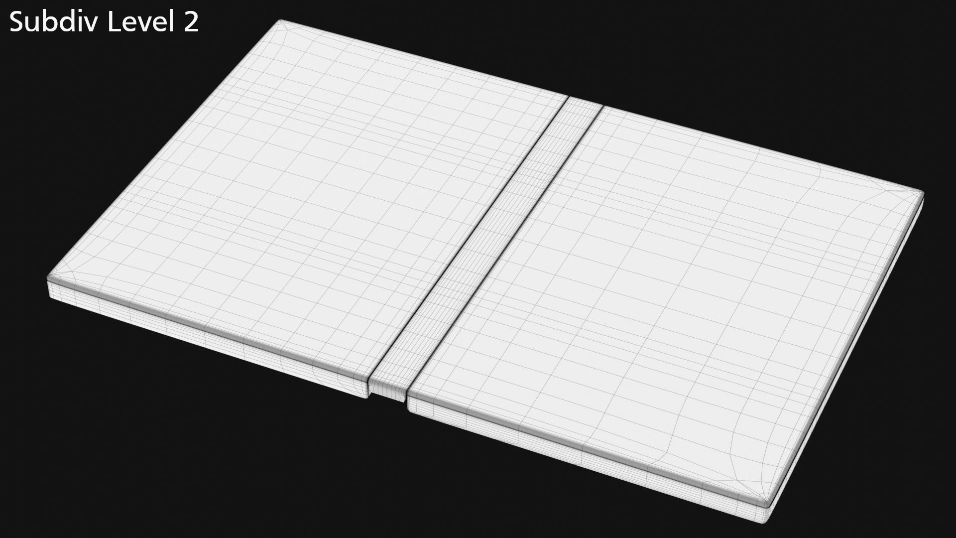 Sega Saturn Low-poly 3D model_44