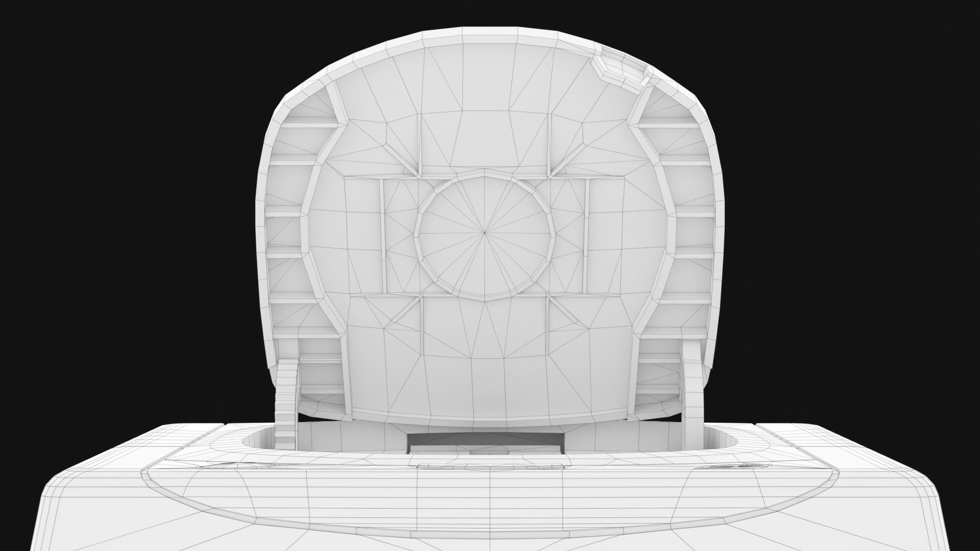 Sega Saturn Low-poly 3D model_27