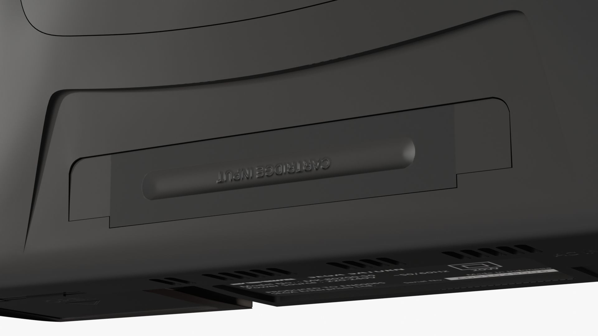 Sega Saturn Low-poly 3D model_9