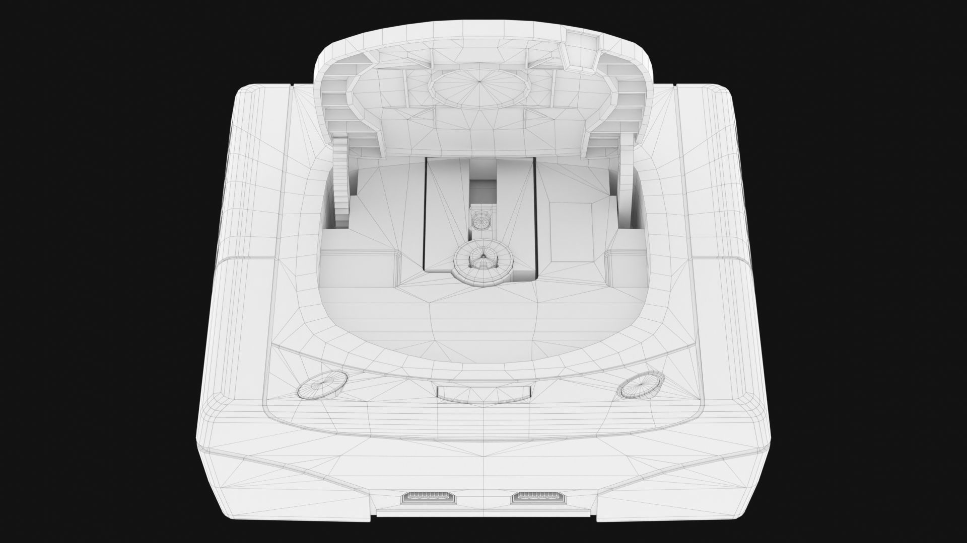 Sega Saturn Low-poly 3D model_25