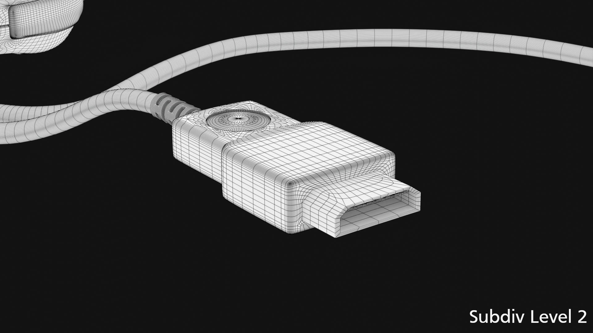 Sega Saturn Low-poly 3D model_42