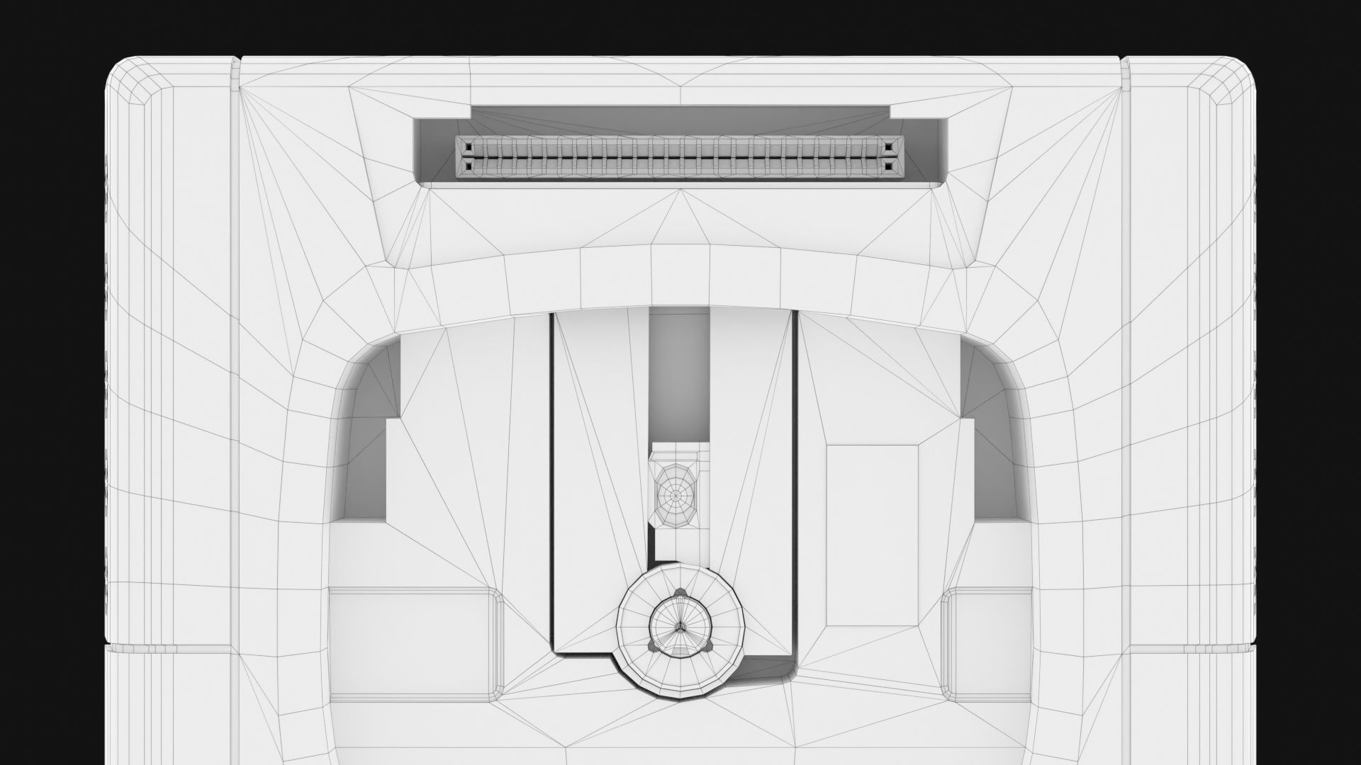 Sega Saturn Low-poly 3D model_26
