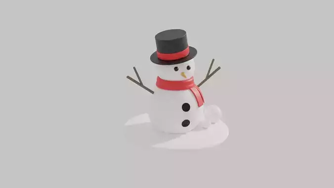 The Snowman 3D Print STL File 3D print model The Snowman 3D Print STL File 3D print model