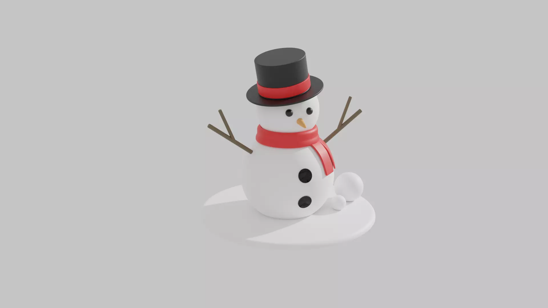 The Snowman 3D Print STL File 3D print model_0