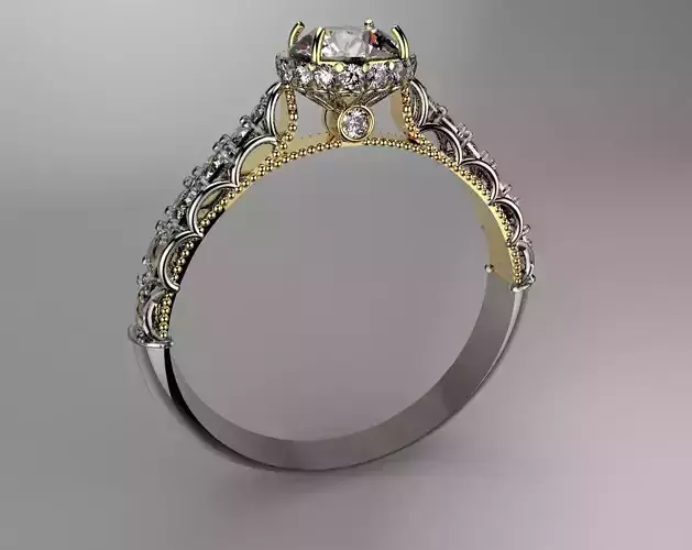 Gold Engagement Ring