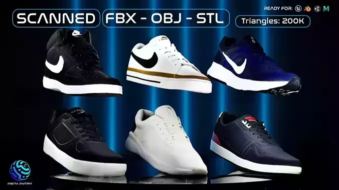 3D Scanned and Optimised Shoe Pack 