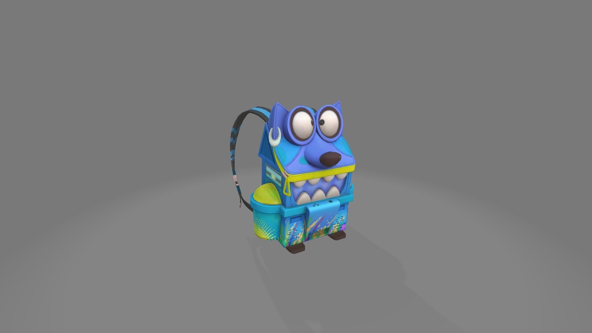 Bag 3x Digiwolf BackPack 3D model_8