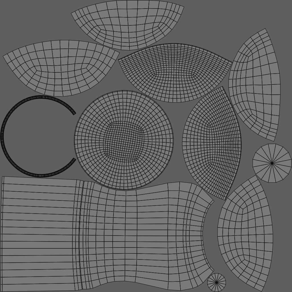 Singing Bowl Low-poly 3D model_7