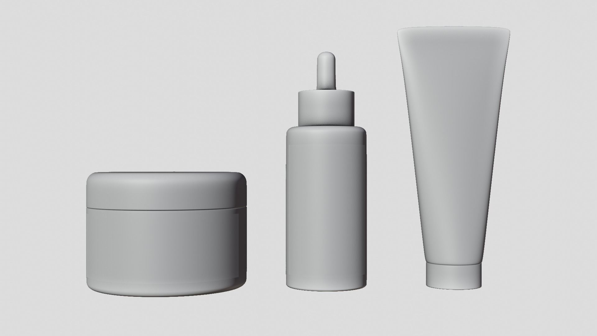 3D Cosmetics Mockup Model For product 3D model_6