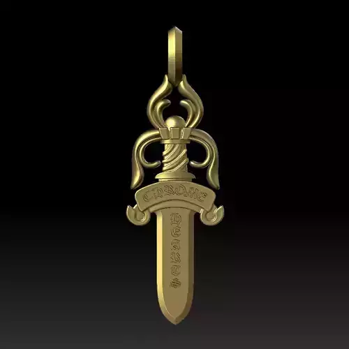 chrome heart pendant 