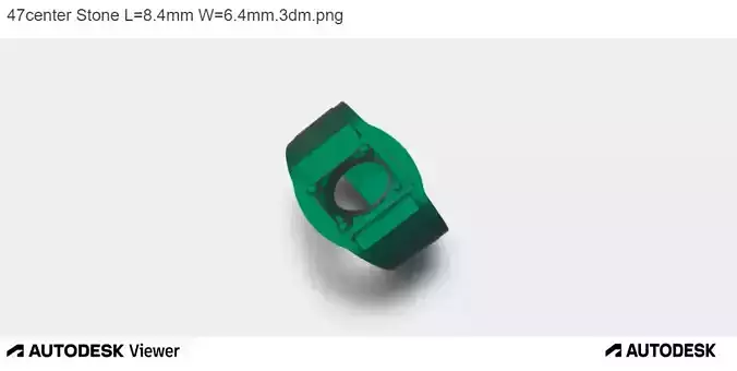 Timeless Mens 3D Ring Model with Oval-Cut Center Stone