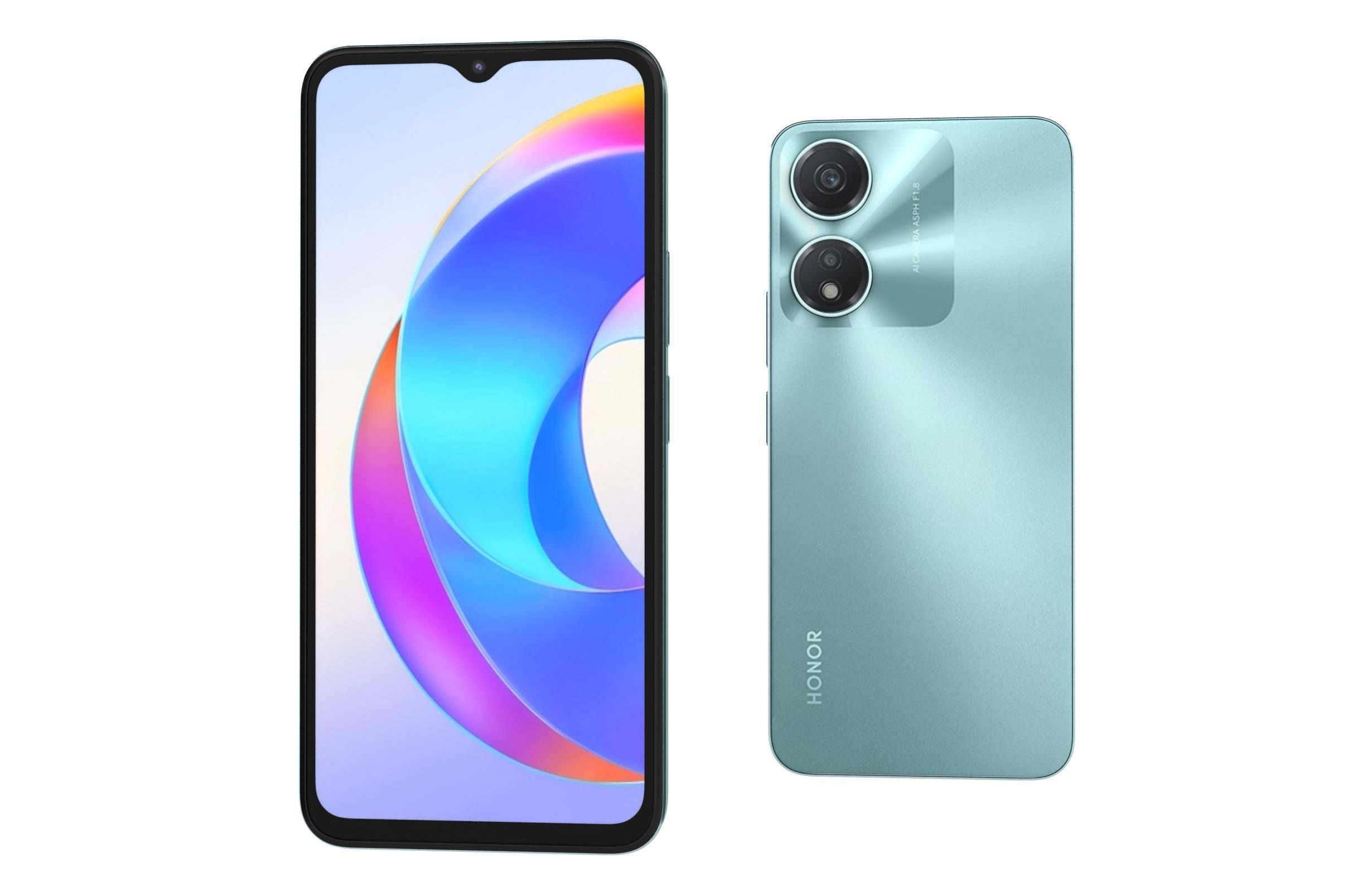 Honor X5 Plus Green 3D model_4