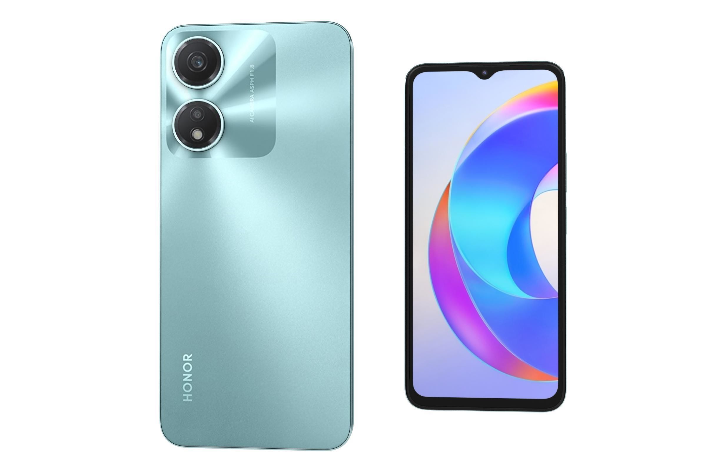 Honor X5 Plus Green 3D model_7