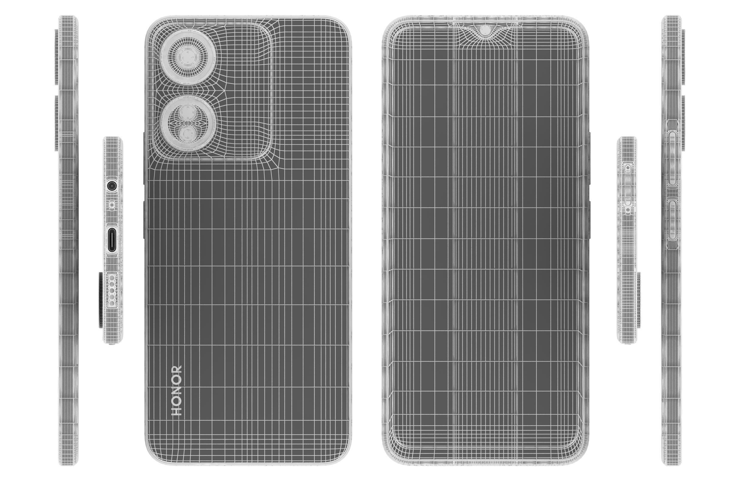 Honor X5 Plus Green 3D model_17