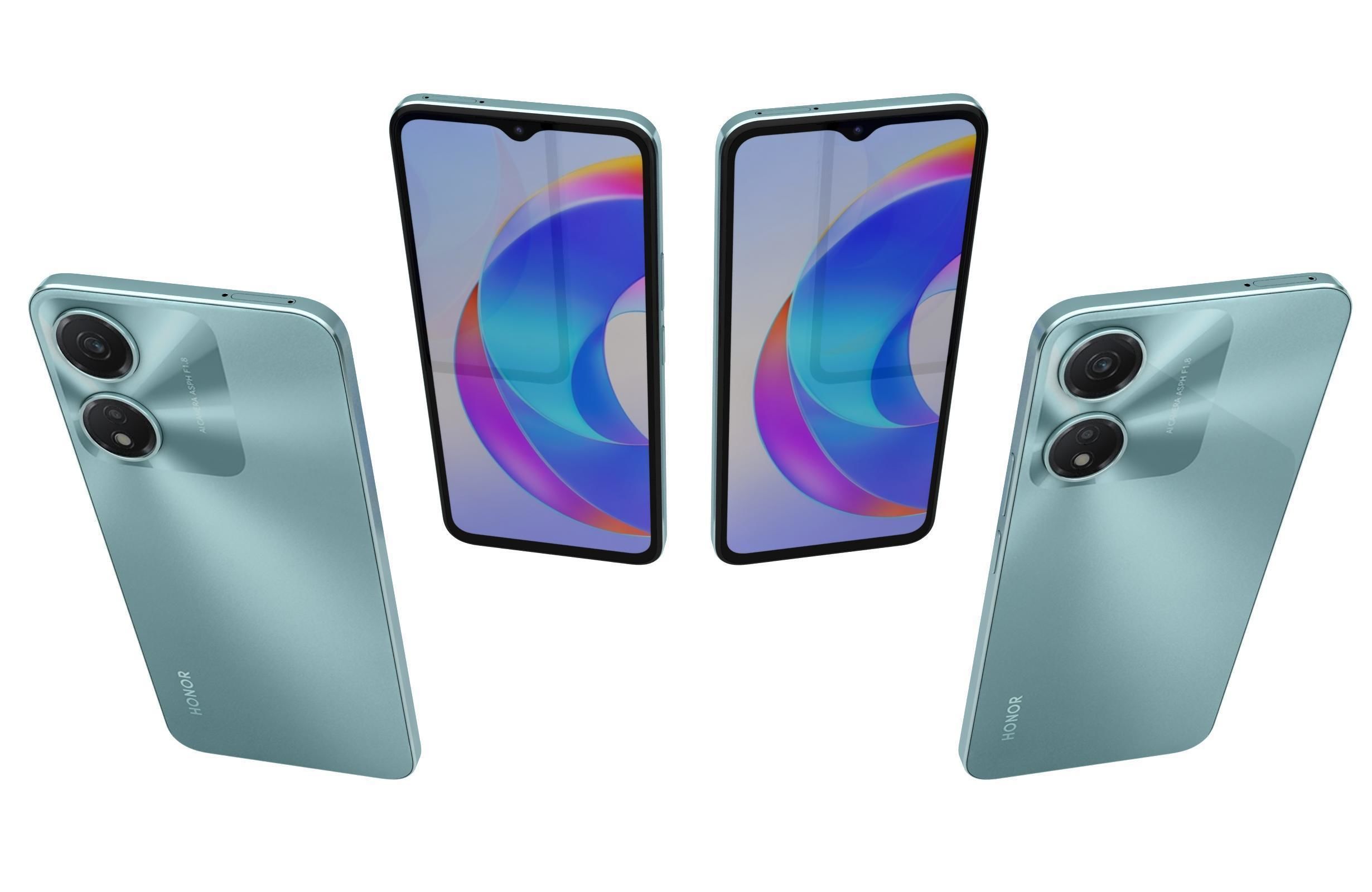 Honor X5 Plus Green 3D model_6