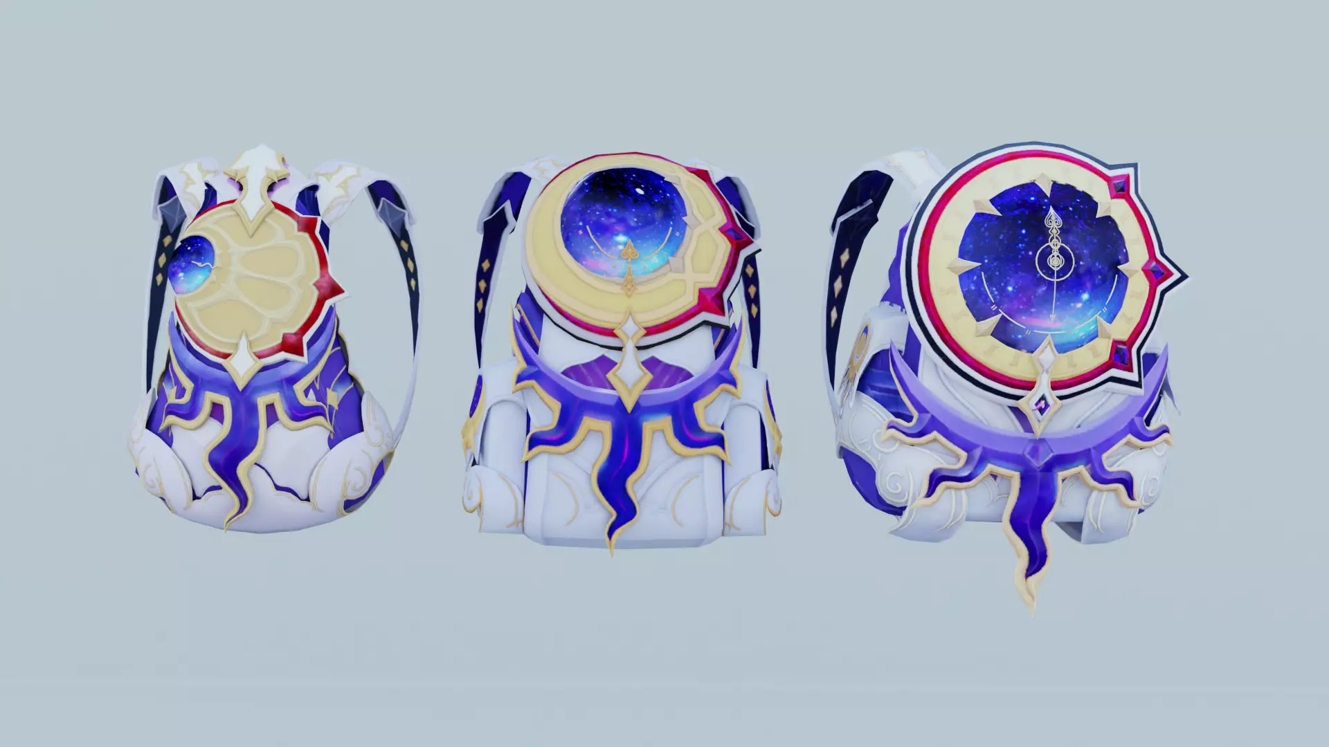Bag 3x Elysian Vault 3D model_0