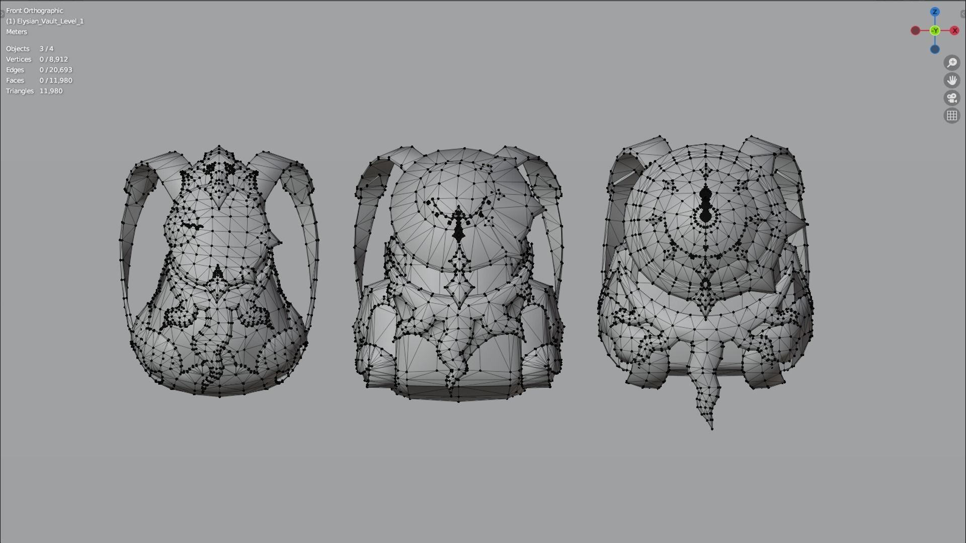 Bag 3x Elysian Vault 3D model_10