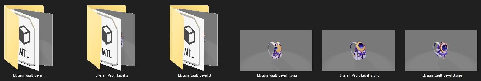 Bag 3x Elysian Vault 3D model_13