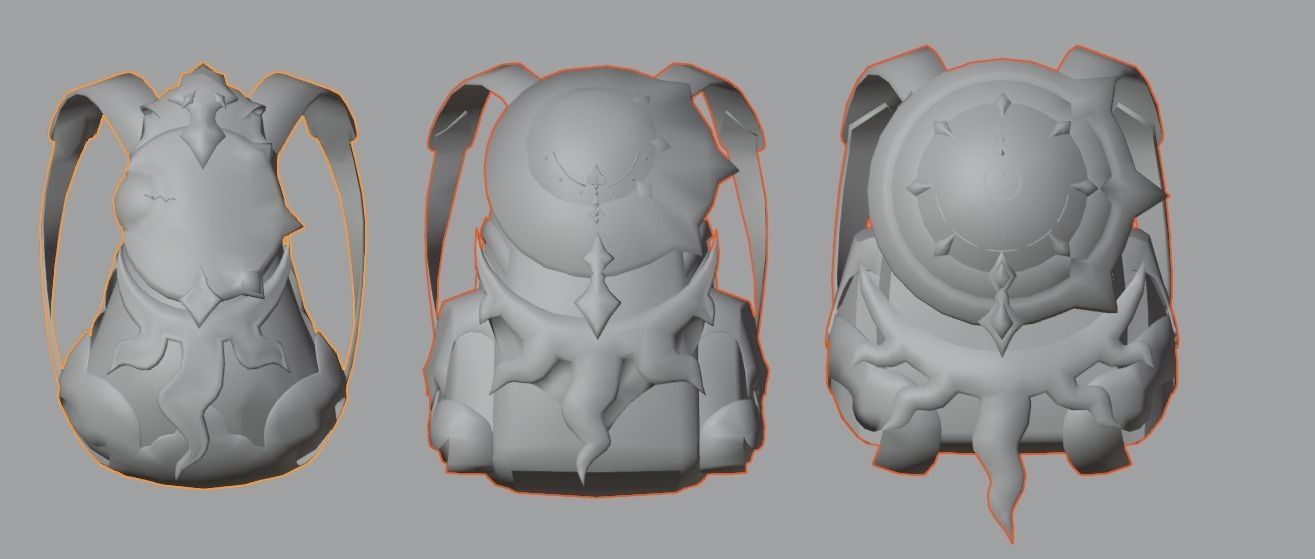 Bag 3x Elysian Vault 3D model_12