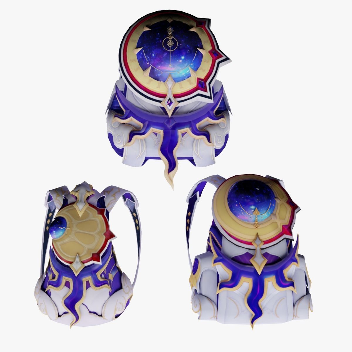 Bag 3x Elysian Vault 3D model_2
