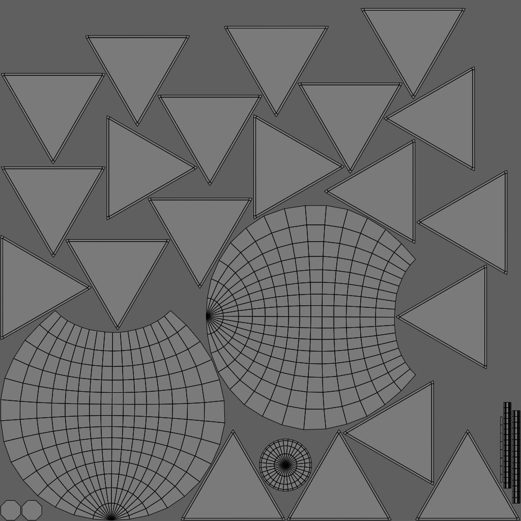 Magic 8 Ball Low-poly 3D model_7