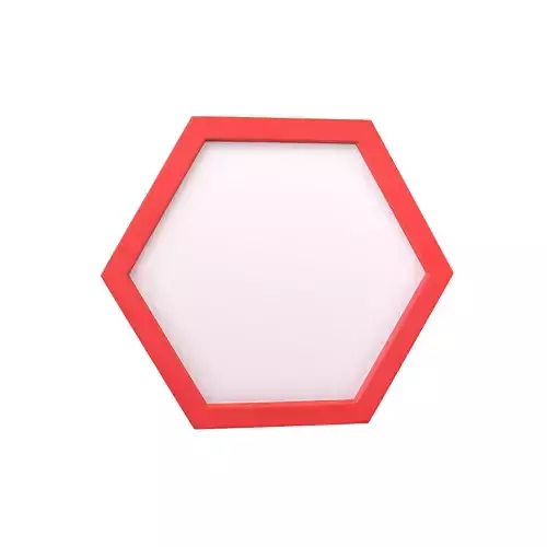 Hexagon Prohibited Symbol V1 001