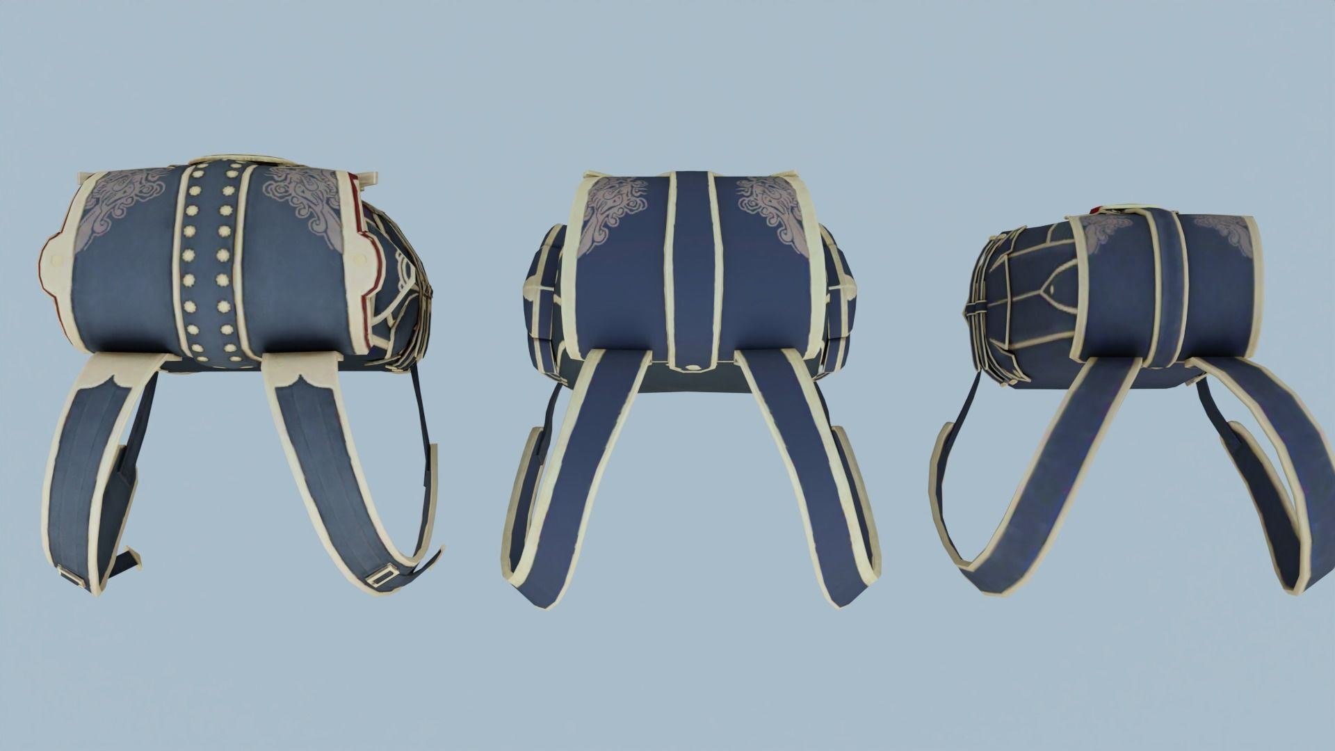 Bag 3x Secret Legacy Backpack 3D model_3