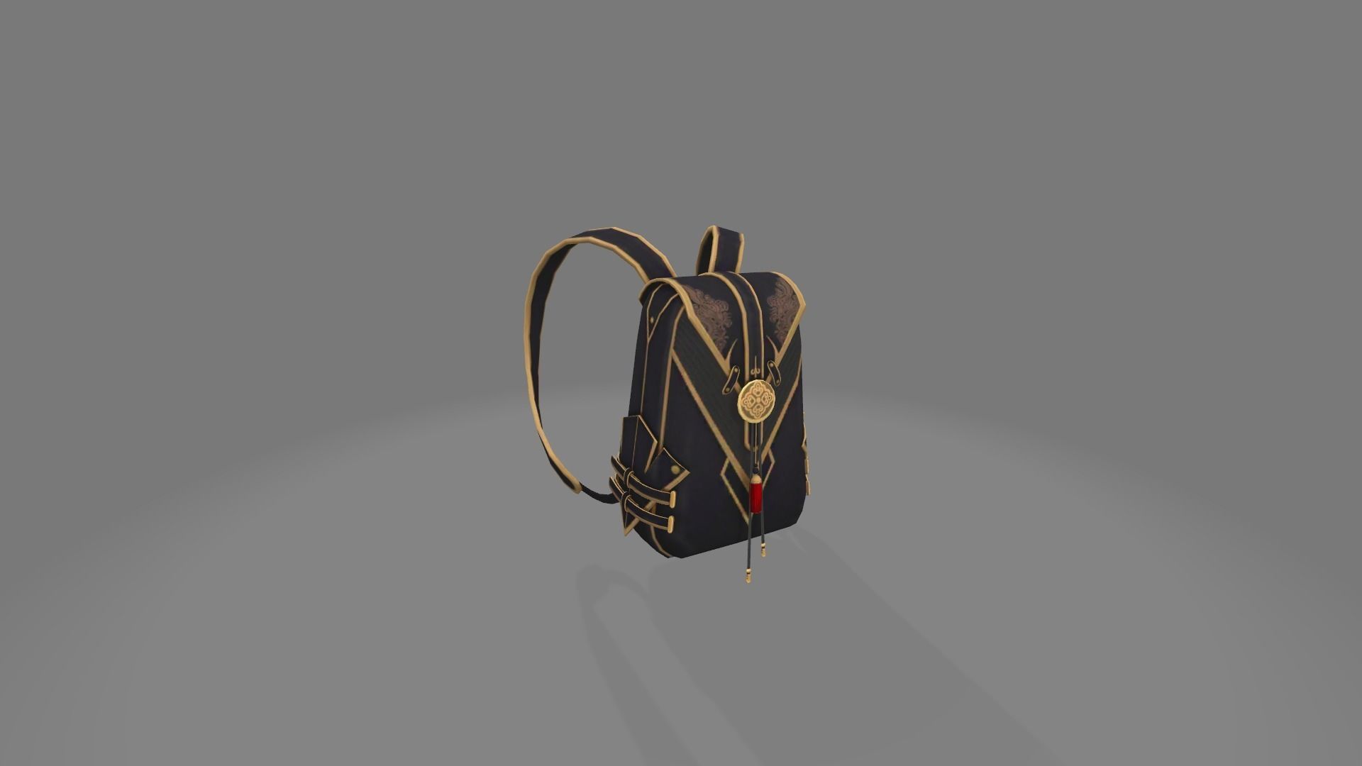 Bag 3x Secret Legacy Backpack 3D model_6