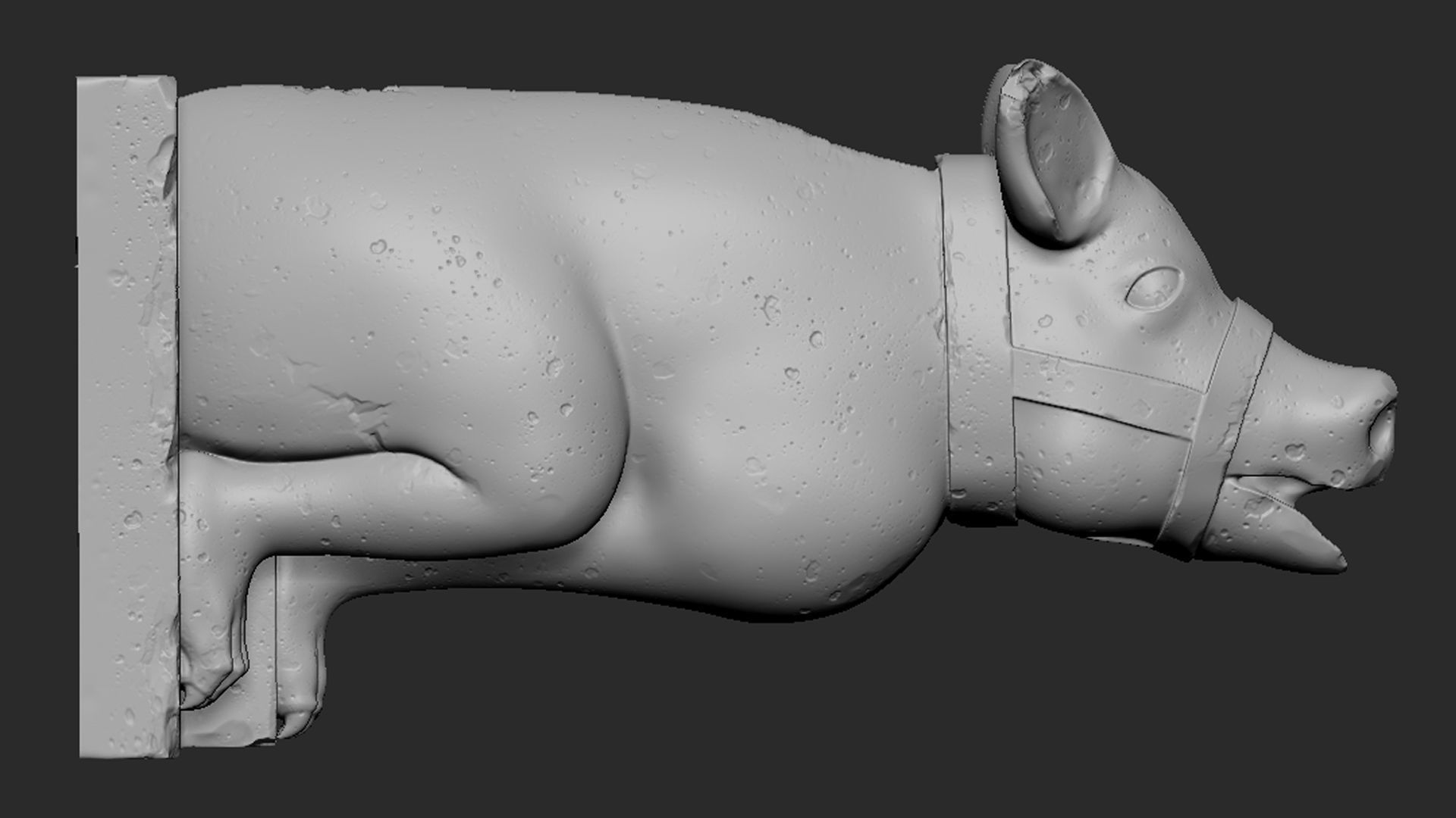 Gargoyle01 3D print model_5