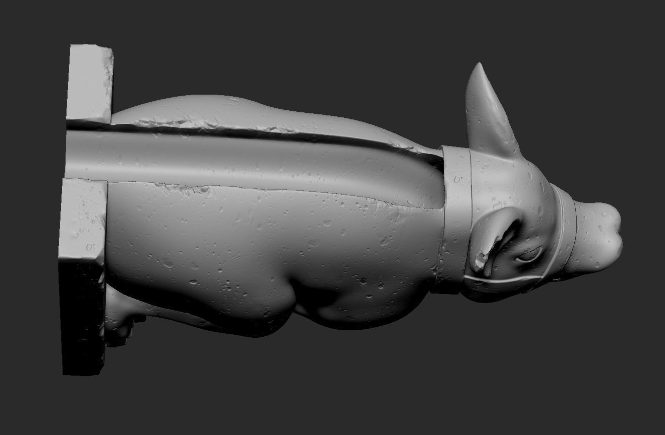 Gargoyle01 3D print model_10