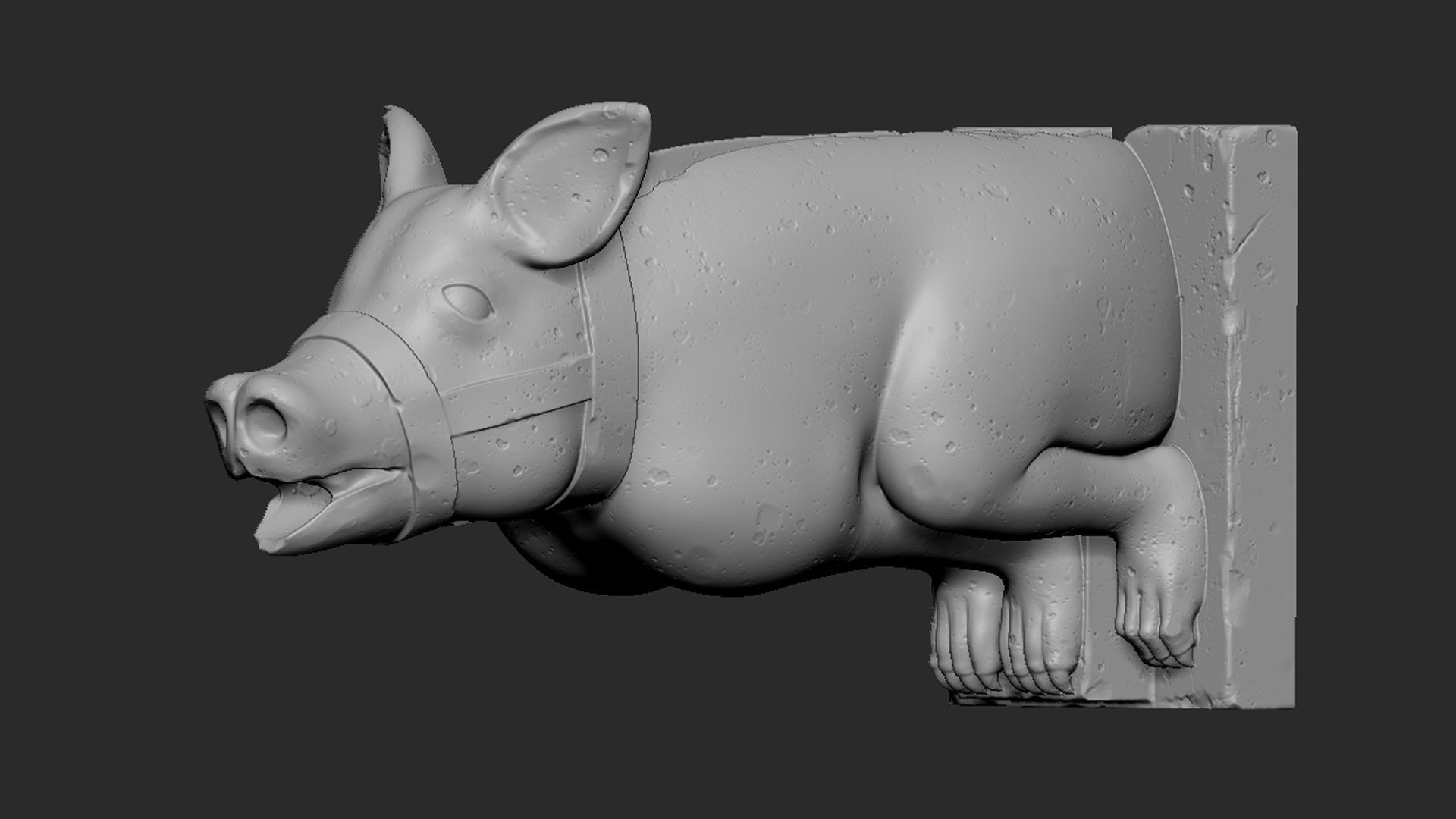 Gargoyle01 3D print model_2
