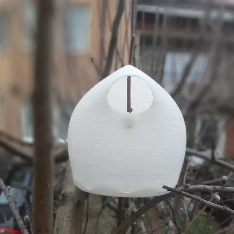 Balloon Birdhouse  Free 3D print model_0