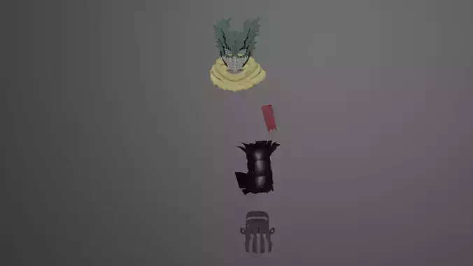 The parts of the deku vigilante suit have already been designed Free 3D print model