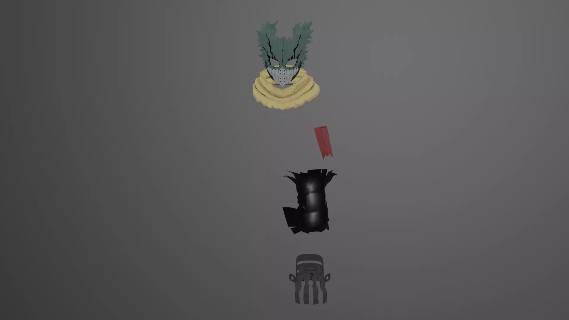The parts of the deku vigilante suit have already been designed Free 3D print model