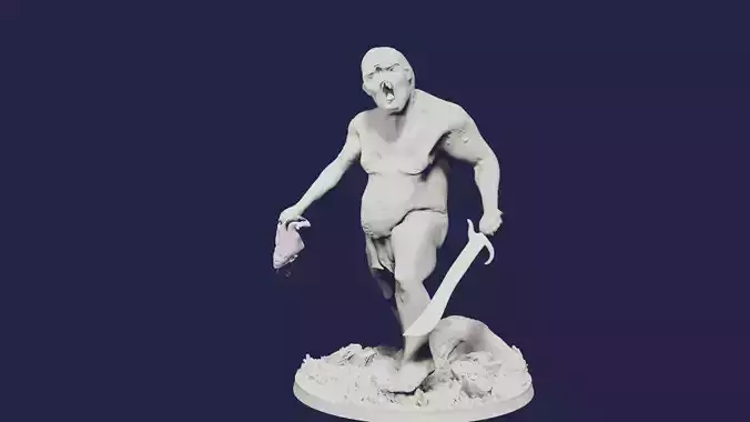 Cave Troll 3D print model